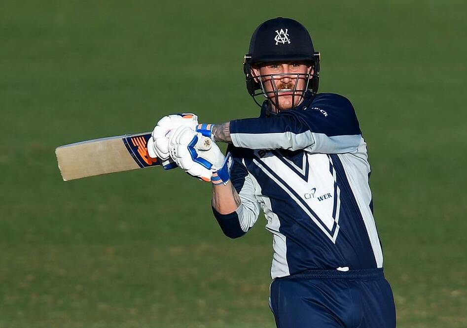 Nic Maddinson is part of Victoria's 12-man squad to face Tasmania. Photo: Cricket Victoria