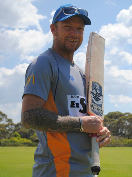 ALL SMILES: Ulladulla United's Conrad Greenshields scored 123 runs and took six wickets in his side's win against Shoalhaven Ex-Servicemens. Photo: SAM STRONG