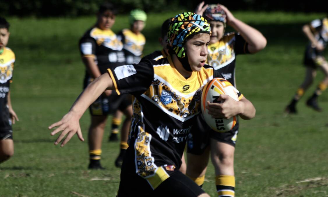 Nowra Warriors under 13s player Rhydar Terry proved to be a player of the future scoring four tries during the latest round of Group Seven Junior Rugby League.