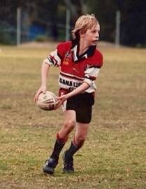 Daniel Martin playing for the Kiama Knights under 10s. Photo: Supplied