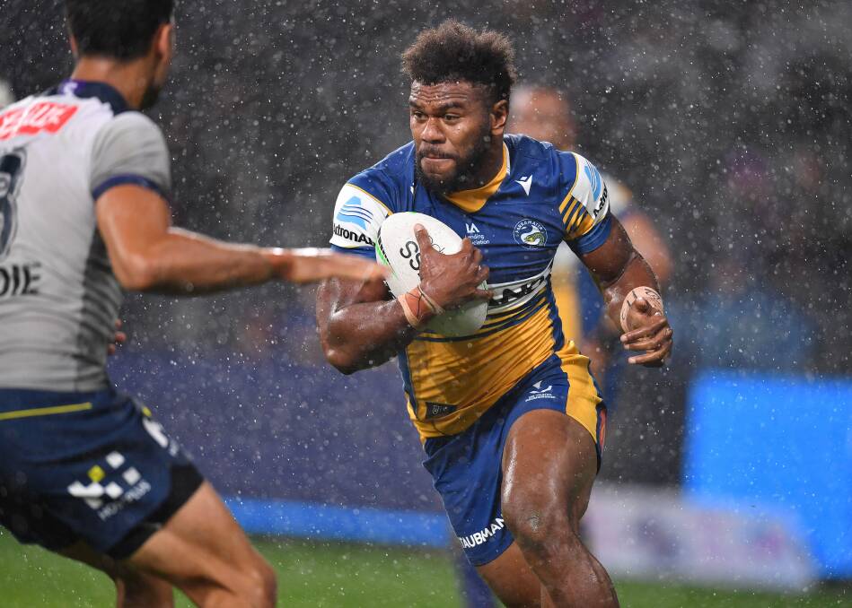 Maika Sivo scored two tries for the Eels on Thursday night. Photo: NRL Imagery/Robb Cox