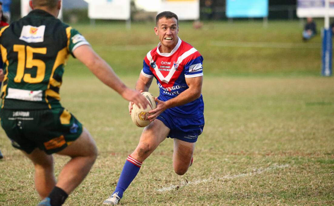 Gerringong halfback Rixon Russell starred in his 200th first grade game for the club on Saturday. Photo: Game Face Photography