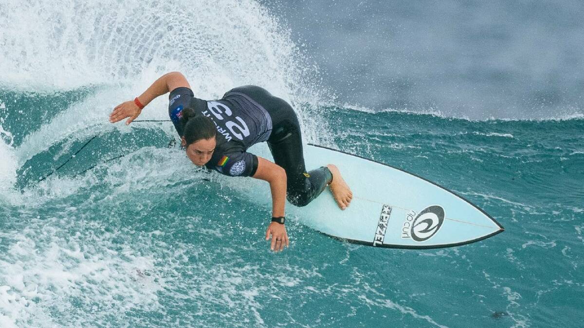 Culburra Beach's Tyler Wright has withdrawn from the Surf Ranch Pro. Photo: WSL/Dunbar