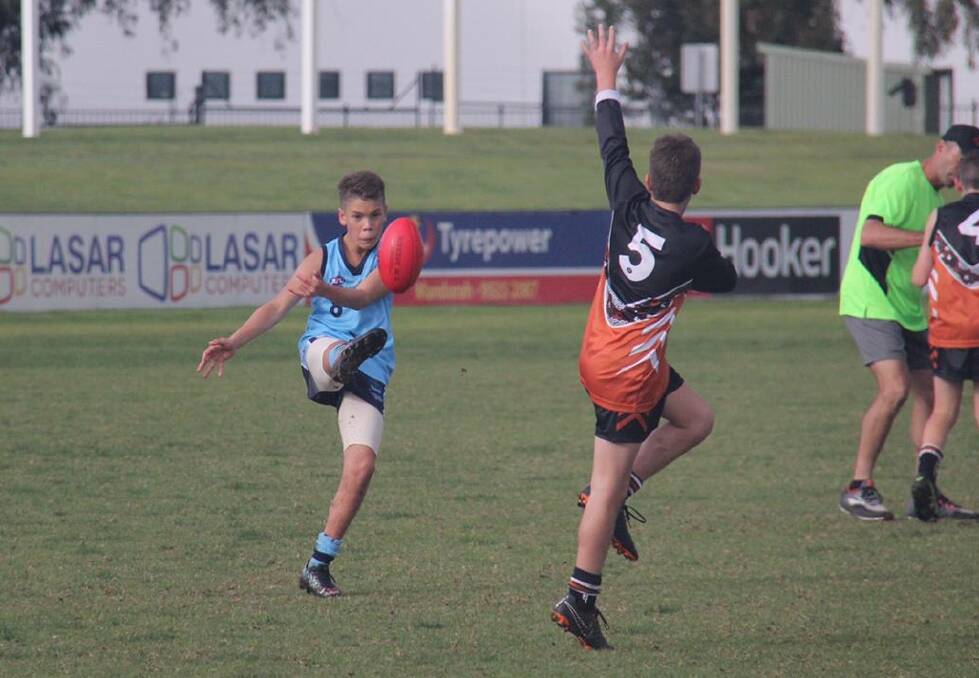 Mikey Salafia in action for NSW. Photo: SUPPLIED