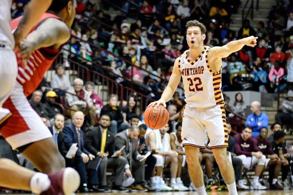 Kyle Zunic is looking forward to his senior year at Winthrop. Photo: Eagles Media