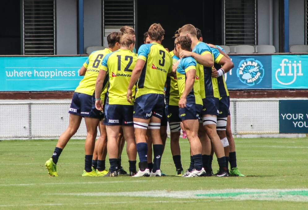 The Aussie sevens men's team. Photo: OCEANIA RUGBY