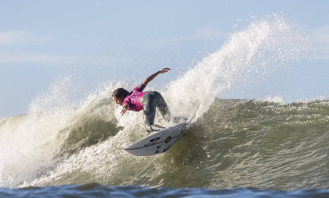 Gerroa's Sally Fitzgibbons at the Oi Rio Pro. Photo: WSL/POULLENOT