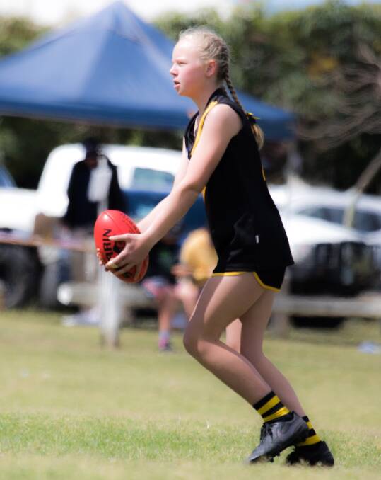 Bomaderry Tigers under 15 girls player Hannah Phillips. Photo: Team Shot Studio
