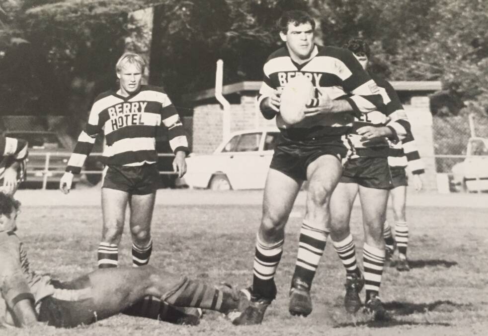 Paul Harrod, who makes a run during his playing days with the Magpies, will coach the club in 2021. Photo: Robert Crawford