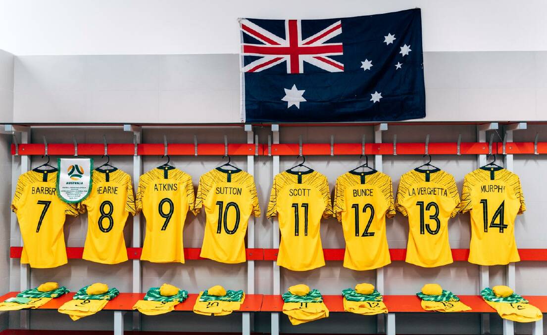 The Pararoos jerseys before their match with Argentina. Photo: FFA