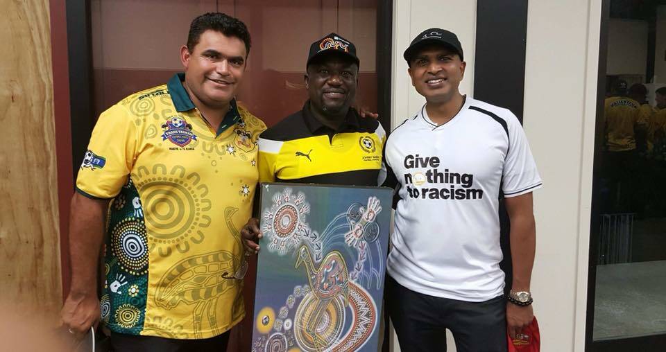 Bernie McLeod (left) is excited for the second Clash of Cultures Trans-Tasman Football Series, which starts later this week.