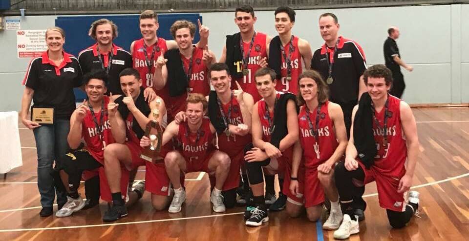 Costain's Illawarra Hawks after winning the State Championship.