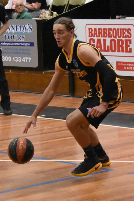 HARDWOOD STAR: Shoalhaven Tigers' Brayden Morris has been a big part of his team's undefeated start to the 2018 Waratah League season. Photo: COURTNEY WARD