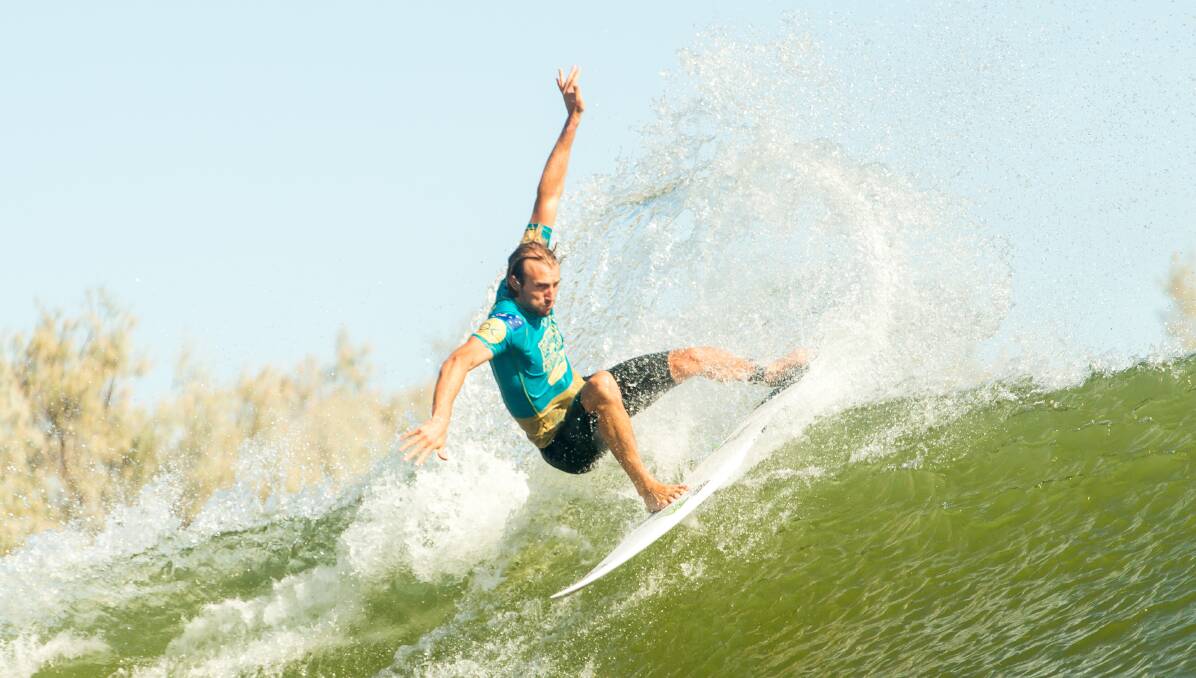 Culburra Beach's Owen Wright will pull on the green and gold again next year at Tokyo. Photo: WSL/VAN KIRK