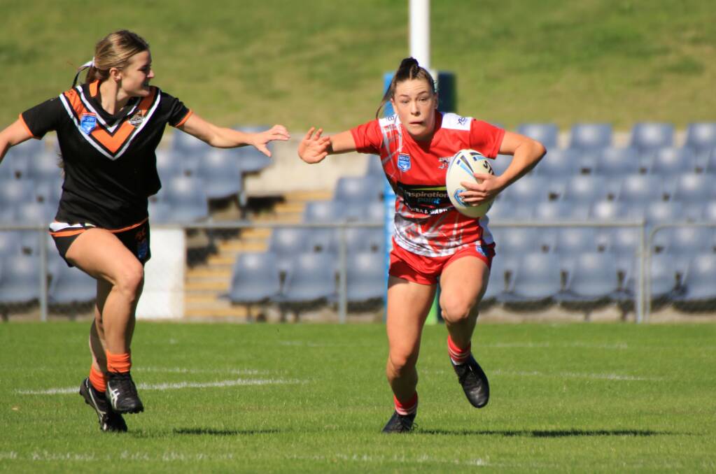 MIlton-Ulladulla's Keele Browne in action for the Steelers. Photo: ALLAN BARRY
