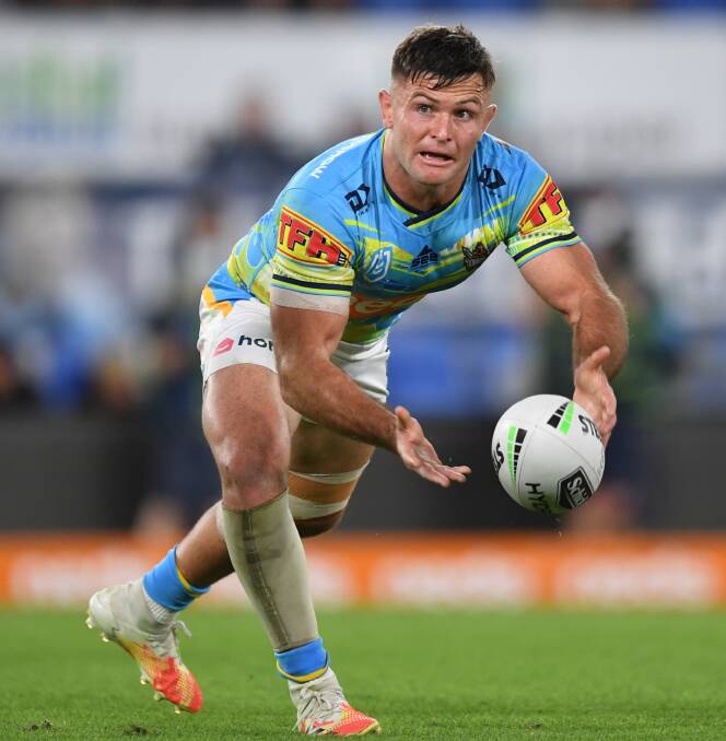 Gold Coast's Mitch Rein is determined to end the 2020 season on a high. Photo: NRL Imagery
