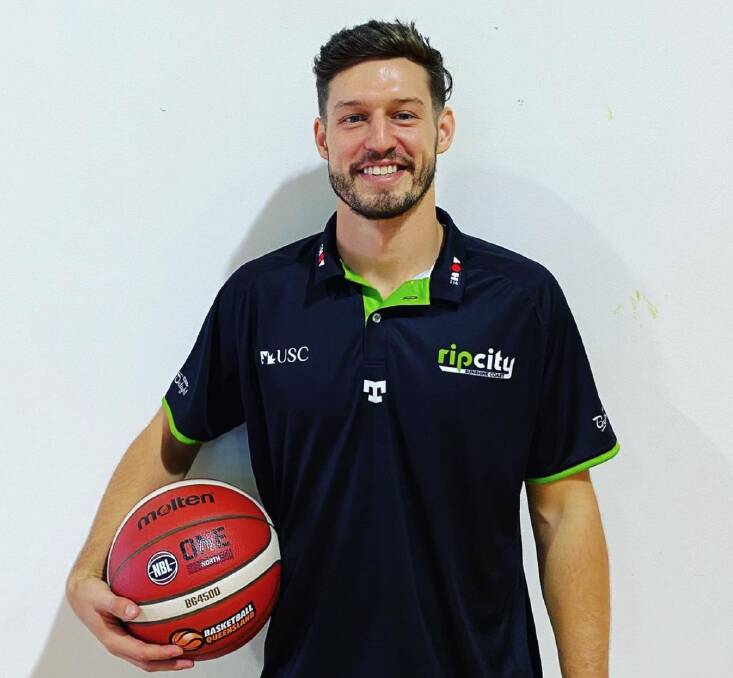 Kyle Zunic has signed on with the University of Sunshine Coast Basketball Club for the rest of the season. Photo: Rip City Basketball