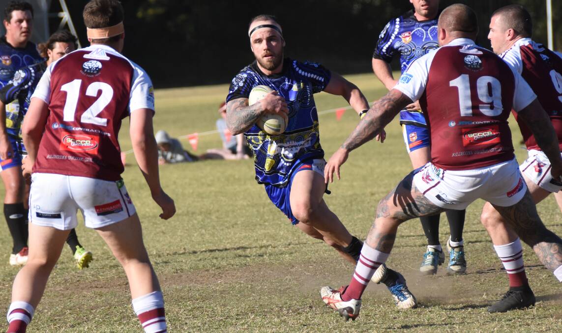 Nowra-Bomaderry's Ryan James during last season's Indigenous round. Photo: COURTNEY WARD