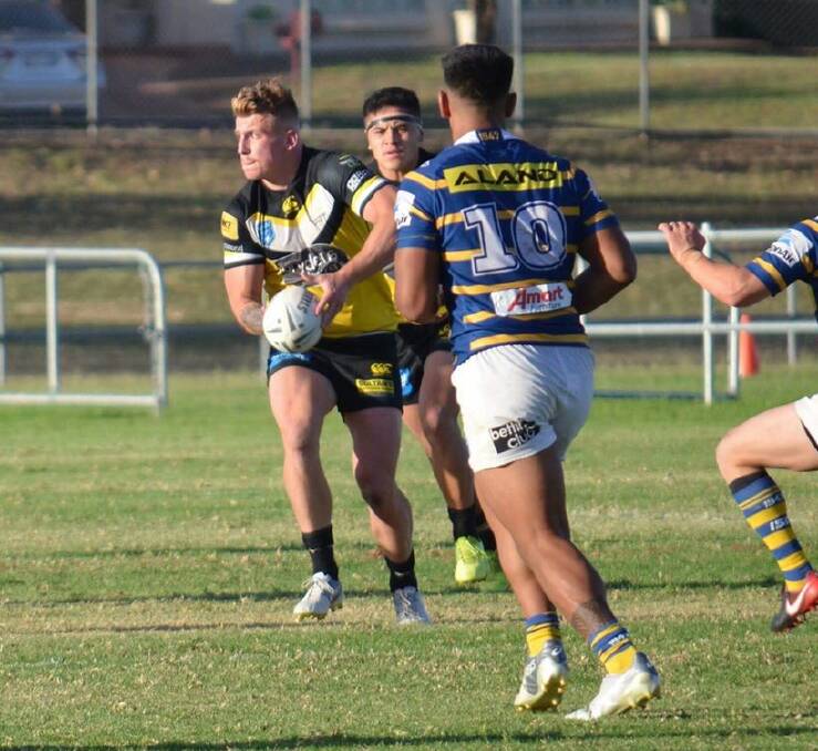 Matt Scott, playing here for the Mounties' Jersey Flegg side, will line up for the Nowra-Bomaderry Jets in 2020. Photo: Supplied
