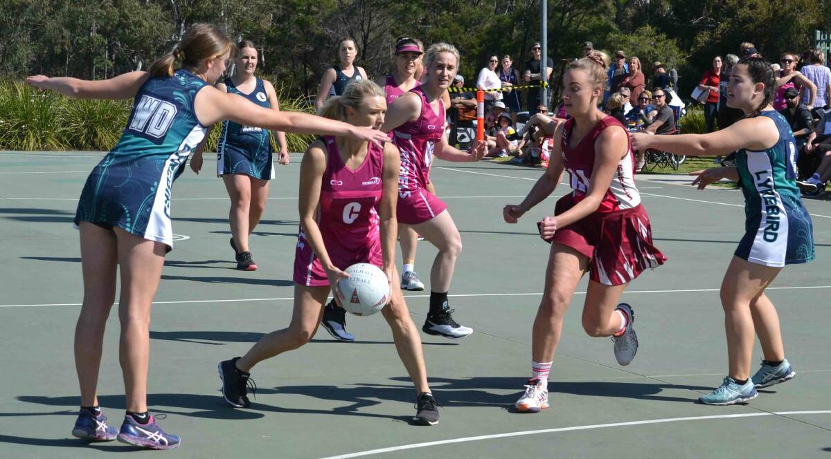 Netballers on the South Coast are allowed to resume training in groups of 10. Photo: Damian McGill