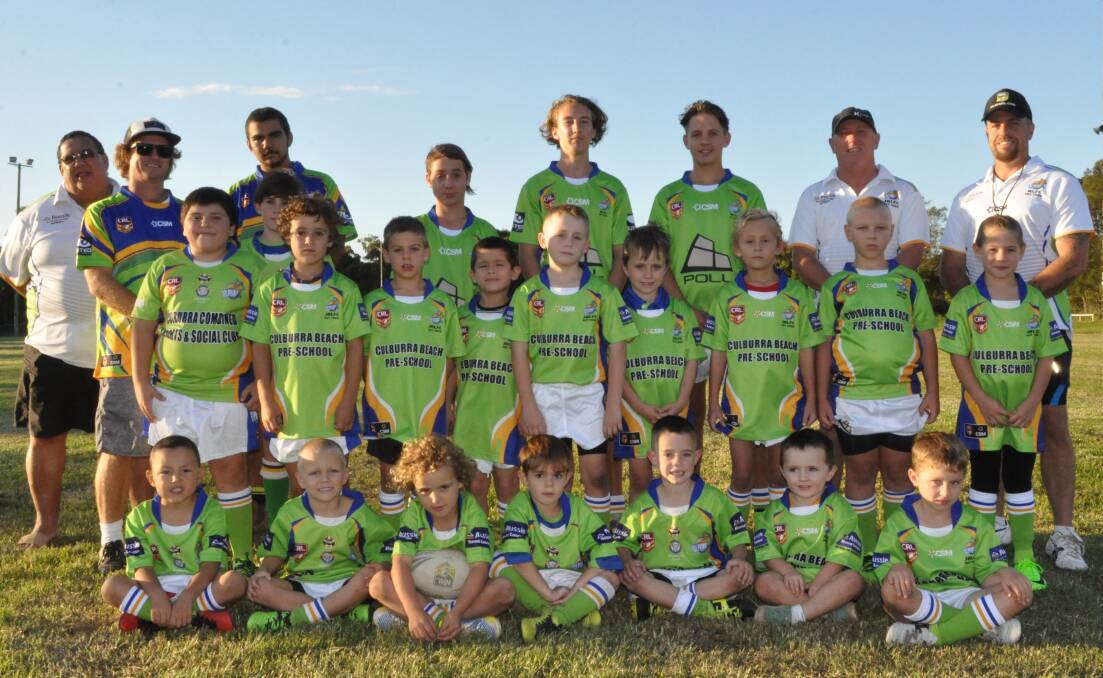 STRENGTH IN NUMBERS: Members of the Culburra Dolphins are excited for the upcoming 2017 rugby league season. Photo: COURTNEY WARD