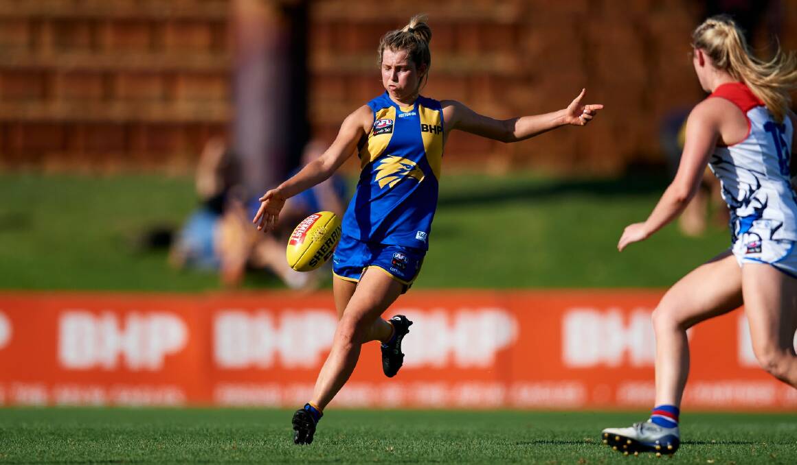 Nowra's Maddy Collier is preparing for her second season with West Coast. Photo: Eagles Media