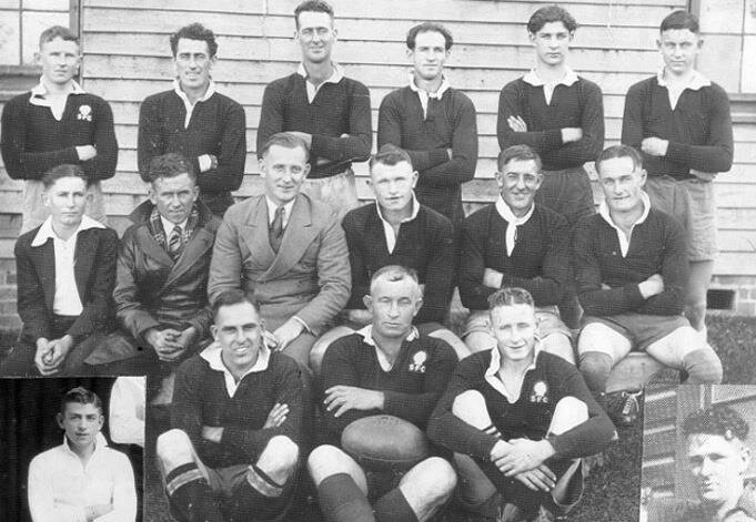 The Shellharbour Sharks first premiership side in 1939. Photo: Supplied