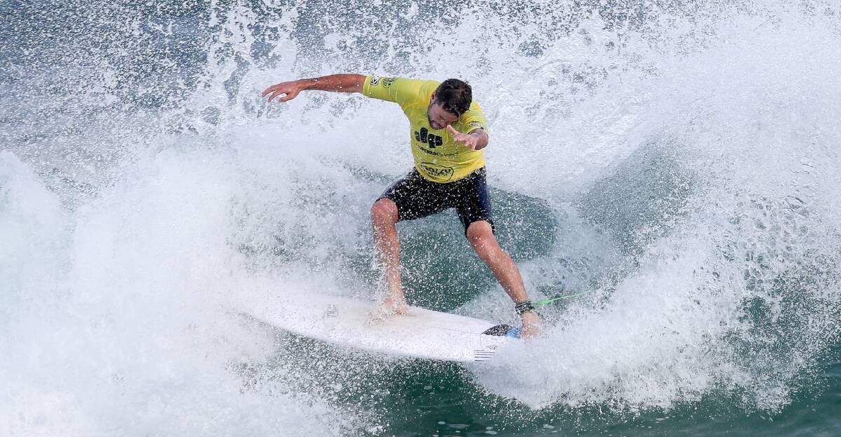 Gerroa's Dean Bowen, competing here at last year's DP Surfing Battle Royale, is one South Coast surfer who could compete at Kiama in November. Photo: Adam McLean