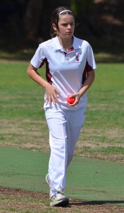 Shoalhaven District Cricket Association's Emily Zerafa has been named in the Greater Illawarra Zone under 16 girls side. Photo: Lisa Kennedy