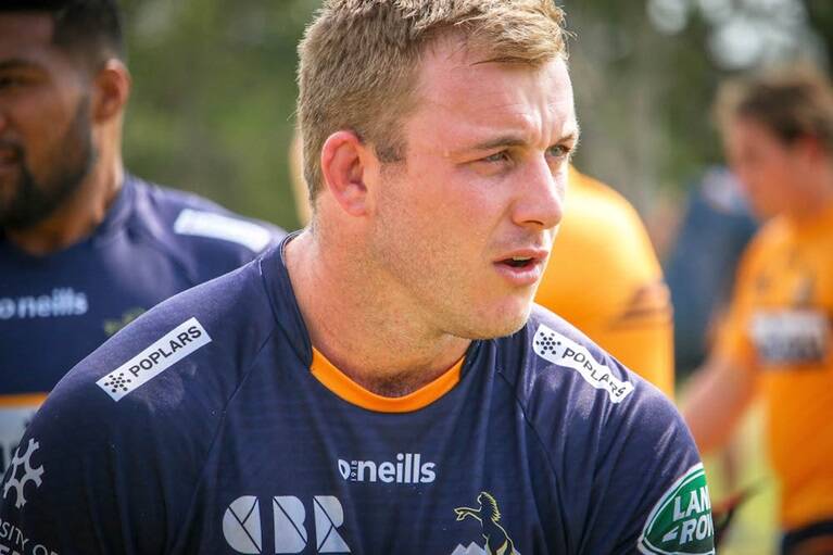 ACT's Will Miller during a recent training session. Photo: BRUMBIES MEDIA