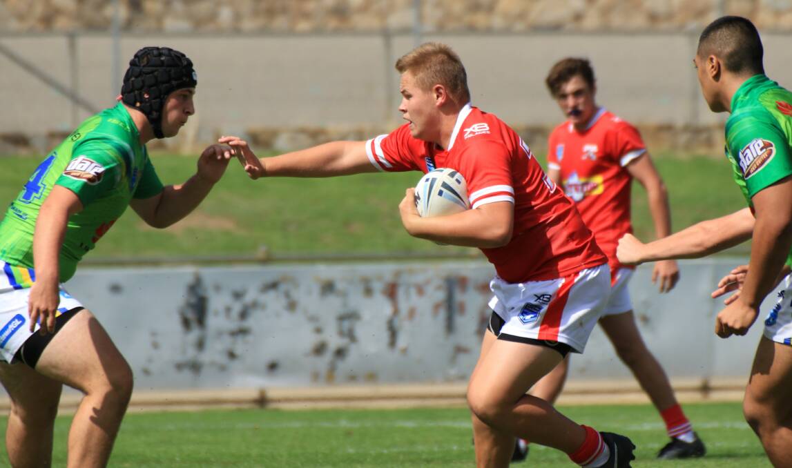 St Georges Basin's Jonah Longbottom in action for the Steelers. Photo: ALLAN BARRY