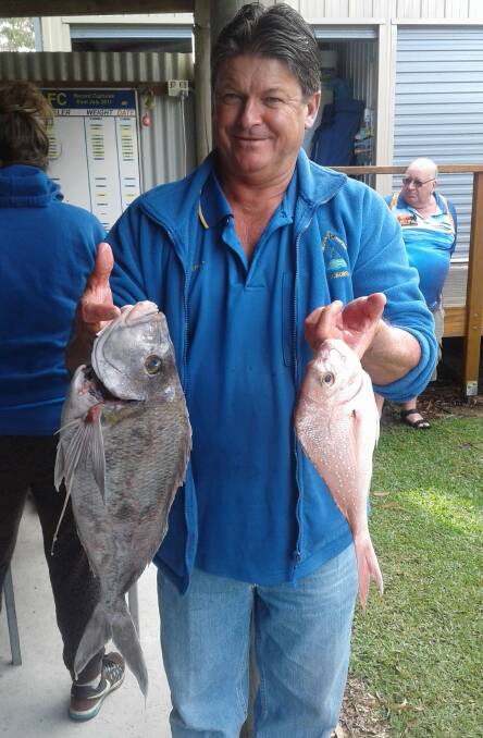 BIG RETURN: Culburra angler Werner Roth with the weekend's catch.