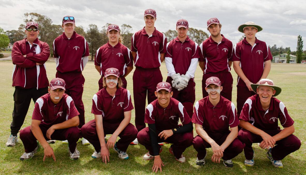 The Shoalhaven side before their match against the Highlands.