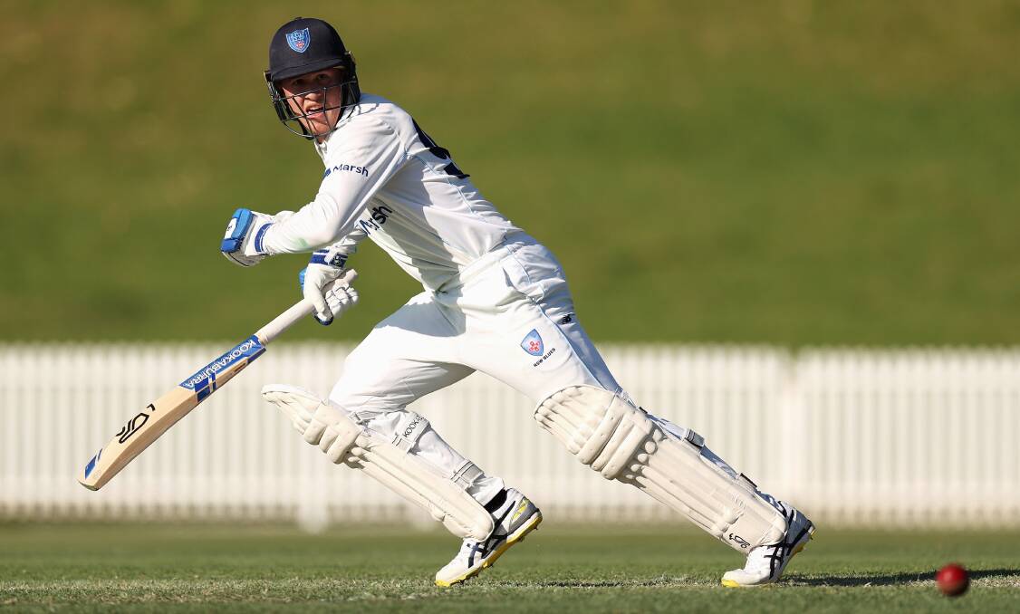 Ulladulla's Matthew Gilkes and his Blues side are chasing their first Sheffield Shield win of the season. Photo: Cameron Spencer