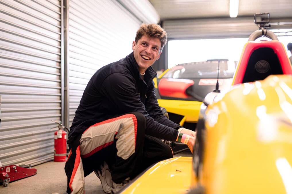 Mitch Gatenby is in his third year racing Formula Fords from Tim Beale at Anglo Motorsport, based at Sydney.