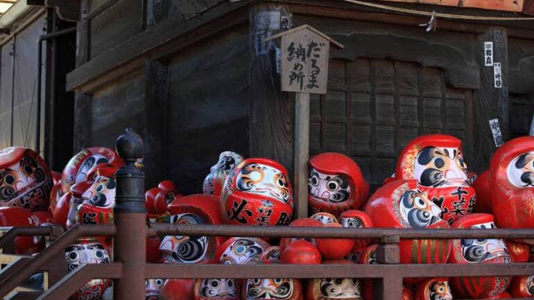 The Daruma Dolls are a significant symbol of perseverance
