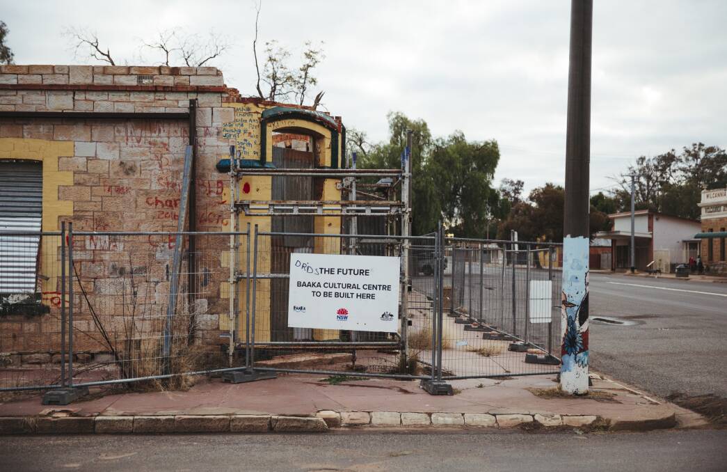 There's hope for this heritage building which will be repurposed as a Barkandji cultural centre. Picture: Dion Georgopoulos