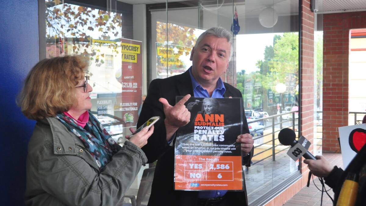 Penalty rates campaign begins to rattle MP
