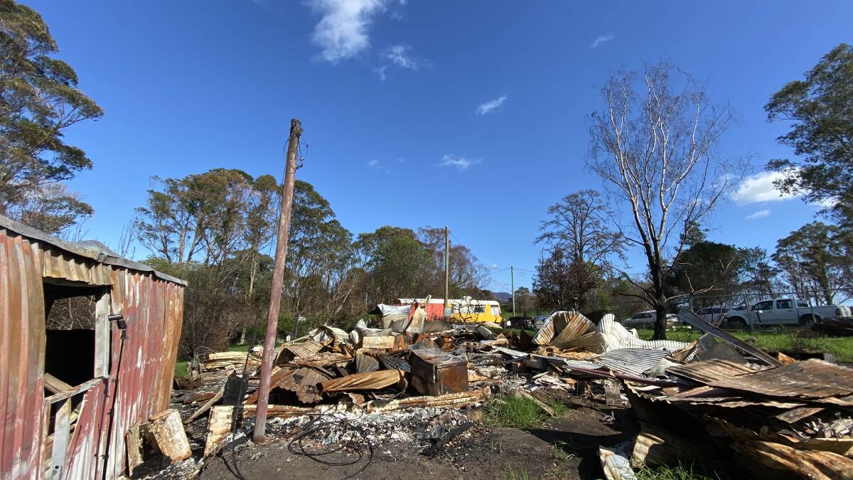 Devastation in Quaama, just south of Cobargo. 