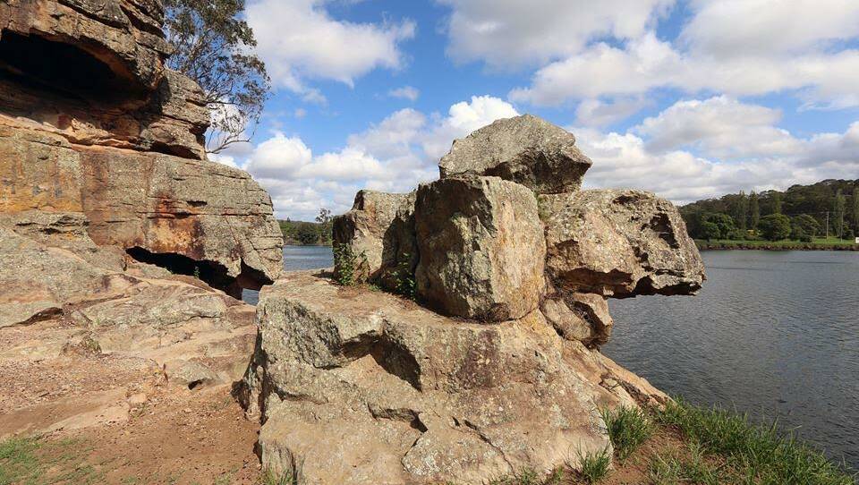 PIC OF THE DAY: Len Stallan snapped this rock formation on the south bank of the Shoalhaven River. Send photos to john.hanscombe@fairfaxmedia.com.au