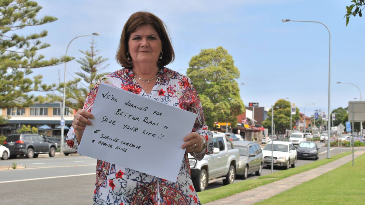 FIRST STEP: South Coast MP Shelley Hancock will continue to pursue federal funding for Princes Highway improvements.