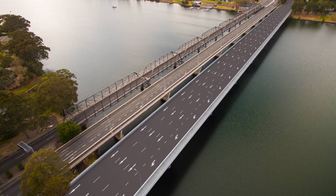 Bridge: The next stage of the long-awaited third crossing of the Shoalhaven River has arrived, with government choosing the company to build it. Photo: Transport for NSW