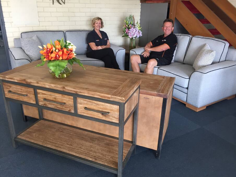 TOP TEAM: Sandra and Richard Glanville took over Adane Furniture in 2015 and have had great success with the business.