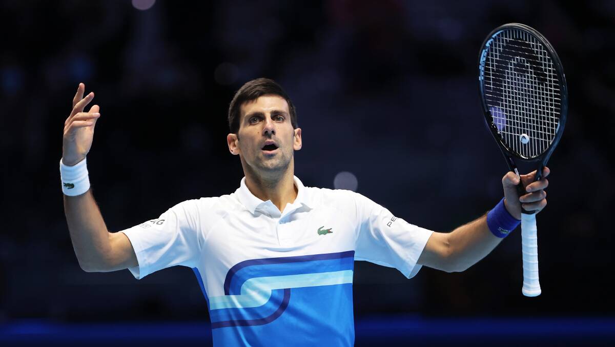 Novak Djokovic will play in this year's Australian Open after being granted a medical exemption. Picture: Getty