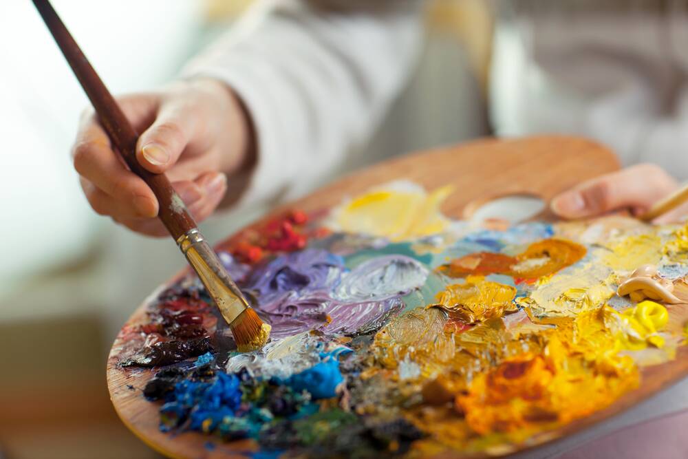 Learn to Paint: Start by using what's around you.