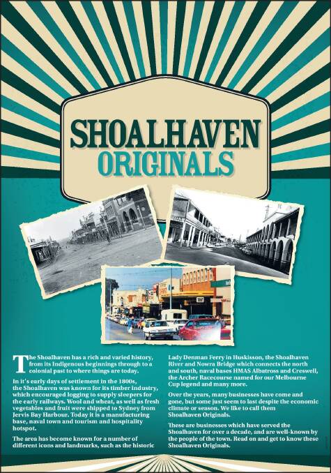 ENJOY: If you'd like to read Shoalhaven Originals in hard copy, grab the Wednesday, March 21 edition of South Coast Register from your local newsagent or from our office at Unit 1/59 Junction Street in Nowra, next to the Post Office.