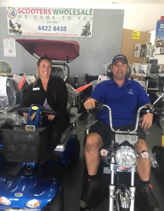 MOBILITY MATTERS: Scooters Wholesale is passionate about ensuring customers get the best price in its large range, and offers professional advice. 