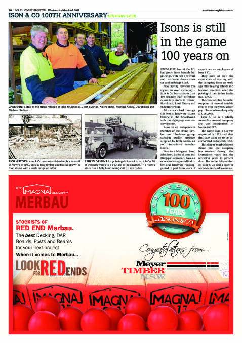 Ison & Co’s 100th anniversary