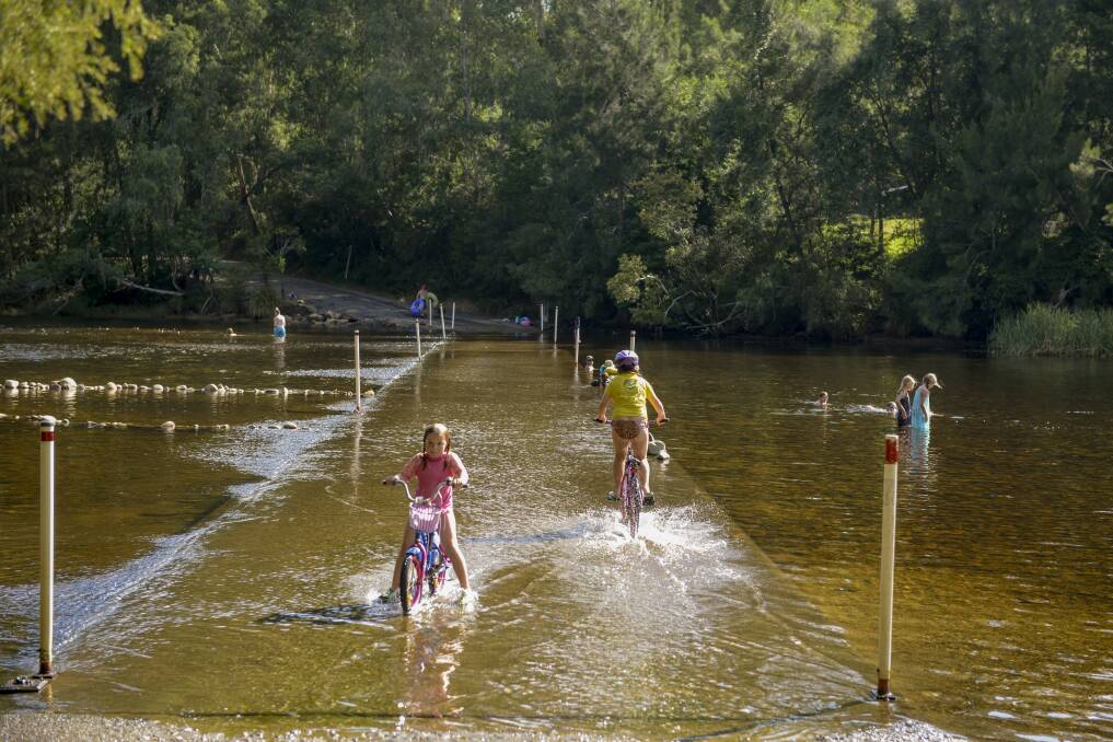 FUN: Shallow Crossing is a great place for families to enjoy a cooling dip and a splash. Photo: Visit Shoalhaven