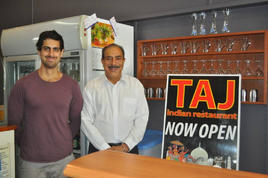 SERVICE WITH A SMILE: Stephen and Arron Singh look forward to welcoming customers to Taj Indian Restaurant in Huskisson.